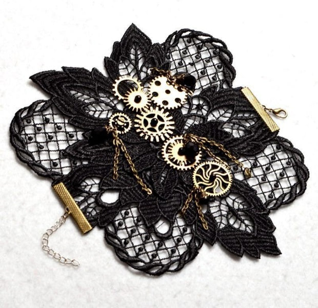 Steampunk-Armbänder Schraubwerk