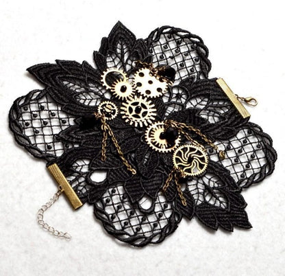 Steampunk-Armbänder Schraubwerk