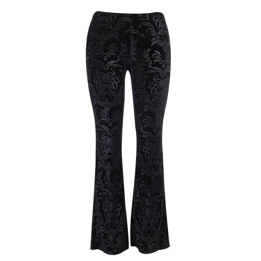 Schwarze Gothic-Hose für Damen
