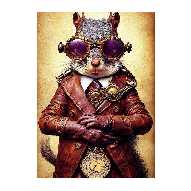 Steampunk-Gemälde