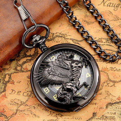 Pegasus Taschenuhr