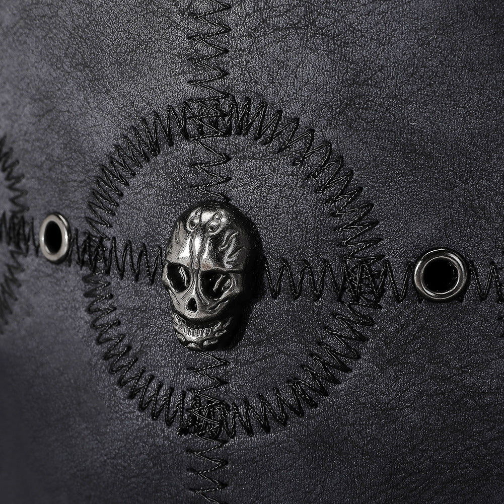 Steampunk-Totenkopfhut
