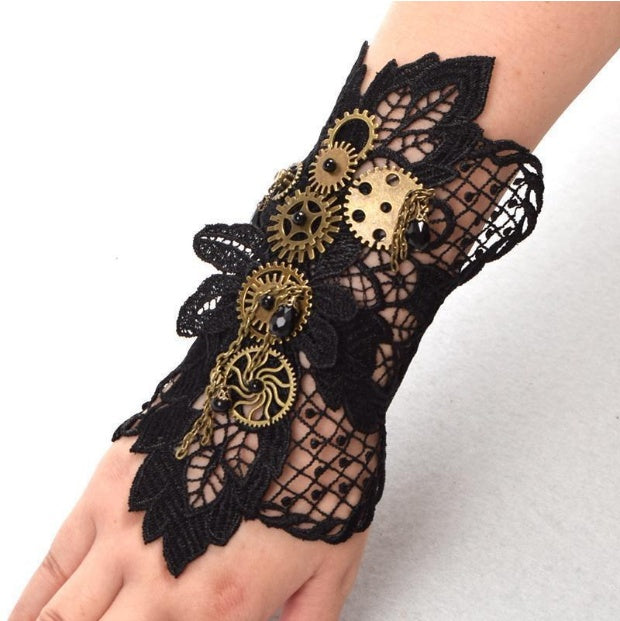 Steampunk-Armbänder Schraubwerk