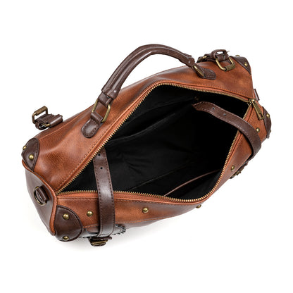 Steampunk-Tasche aus Kunstleder / PU