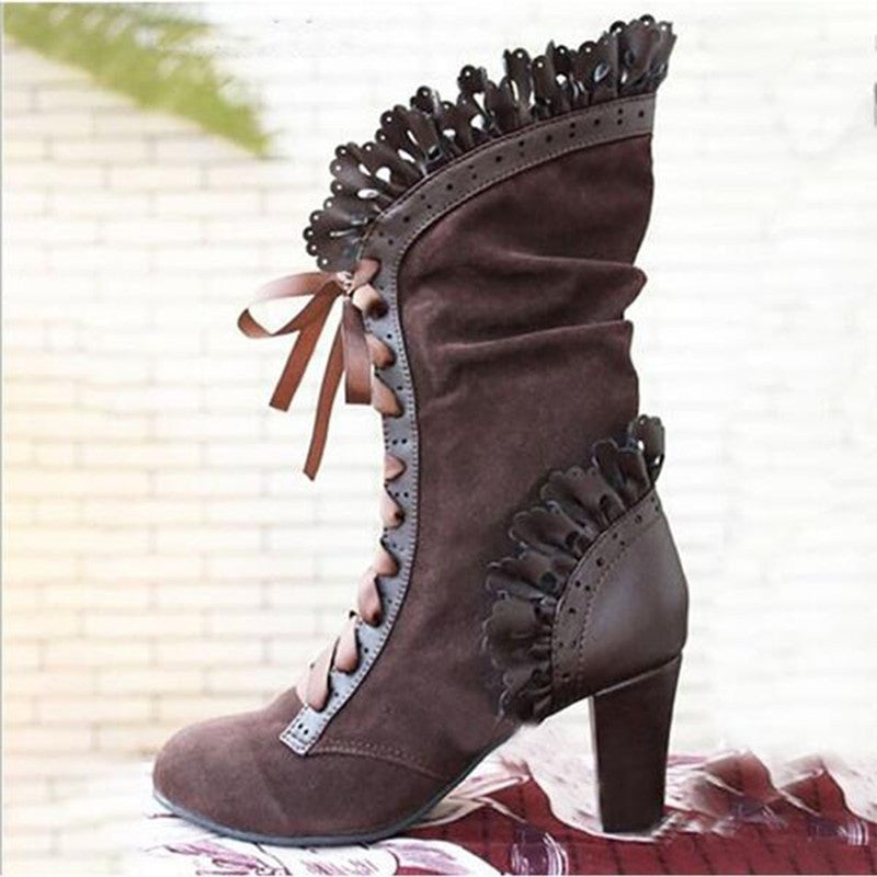 Viktorianische Steampunk-Stiefel