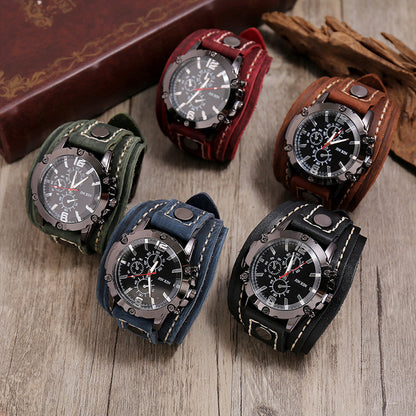 Uhr mit Lederarmband