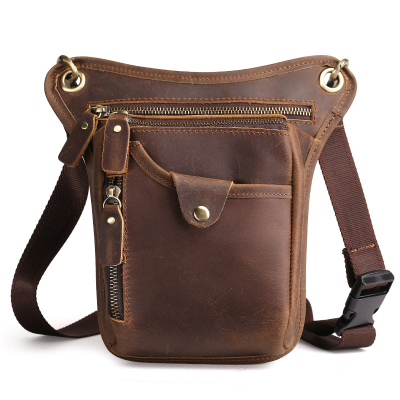 Vintage Leder-Herrenschultertasche