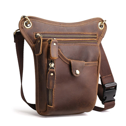 Vintage Leder-Herrenschultertasche