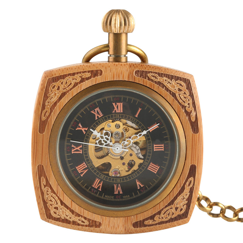 Antike quadratische Taschenuhr