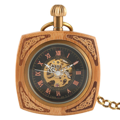 Antike quadratische Taschenuhr