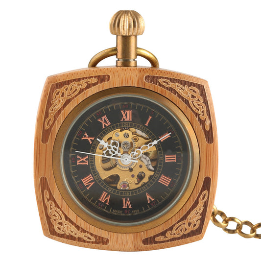 Antike quadratische Taschenuhr