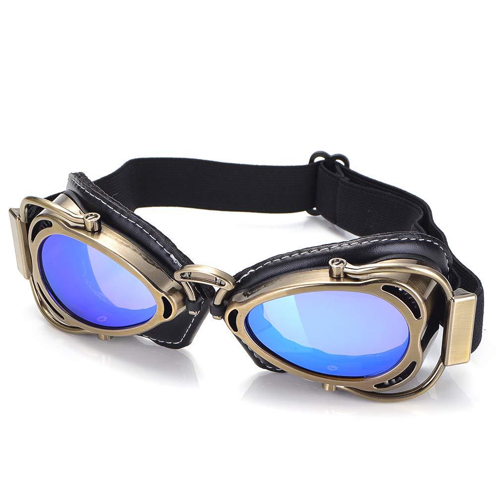 Steampunk-Motorradbrille