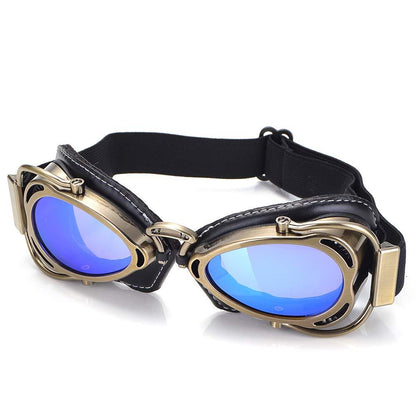 Steampunk-Motorradbrille