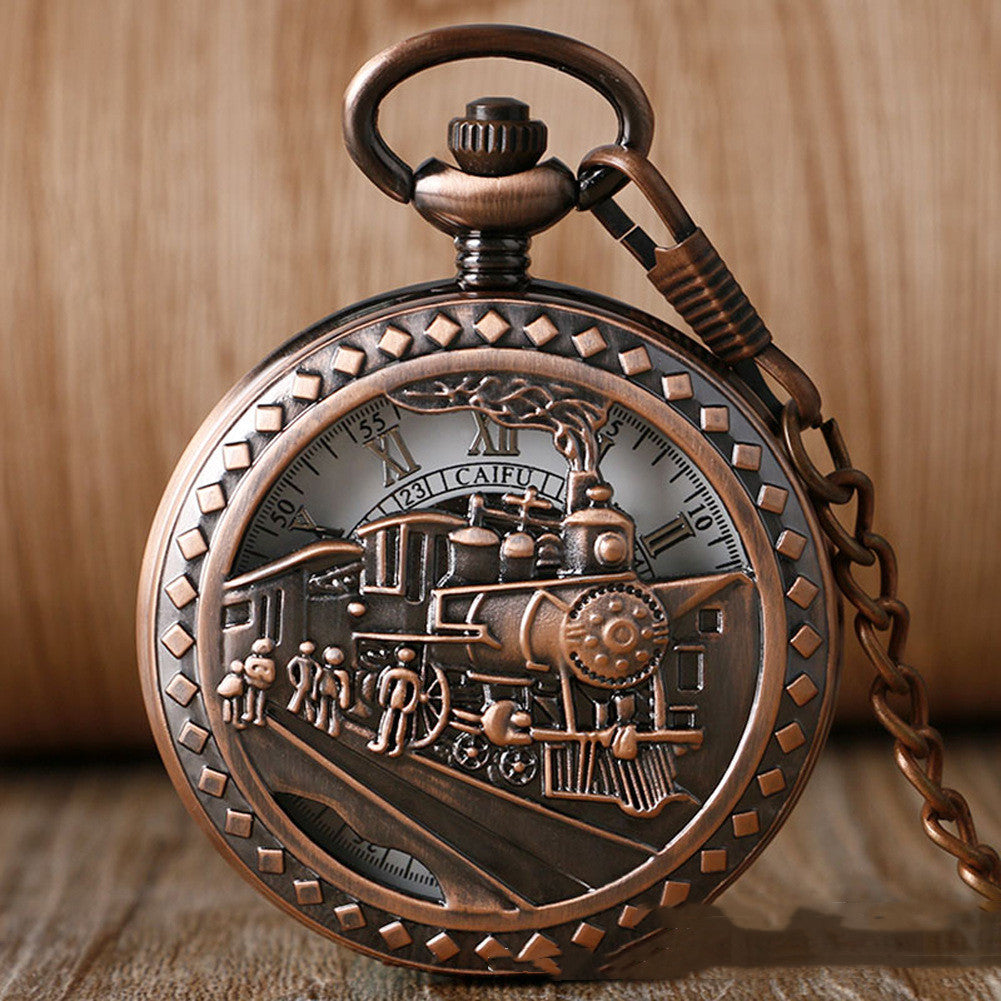 Taschenuhr im Zugdesign