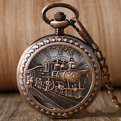 Taschenuhr im Zugdesign