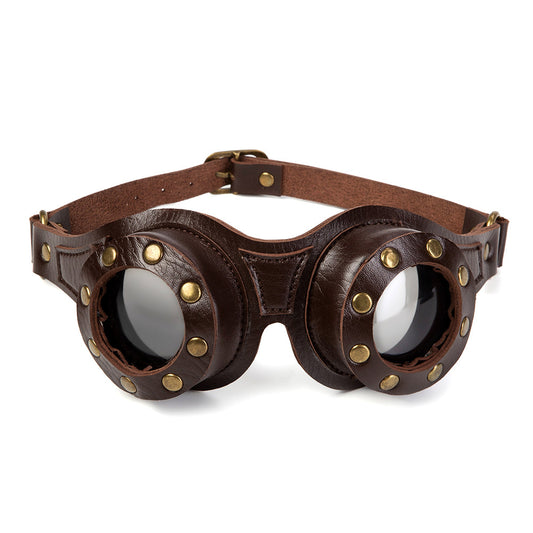 Steampunk-PU-Brille
