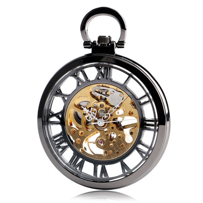 Taschenuhr mit freiliegendem Uhrwerk