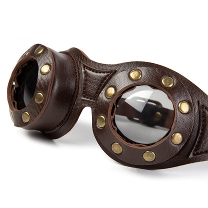 Steampunk-PU-Brille