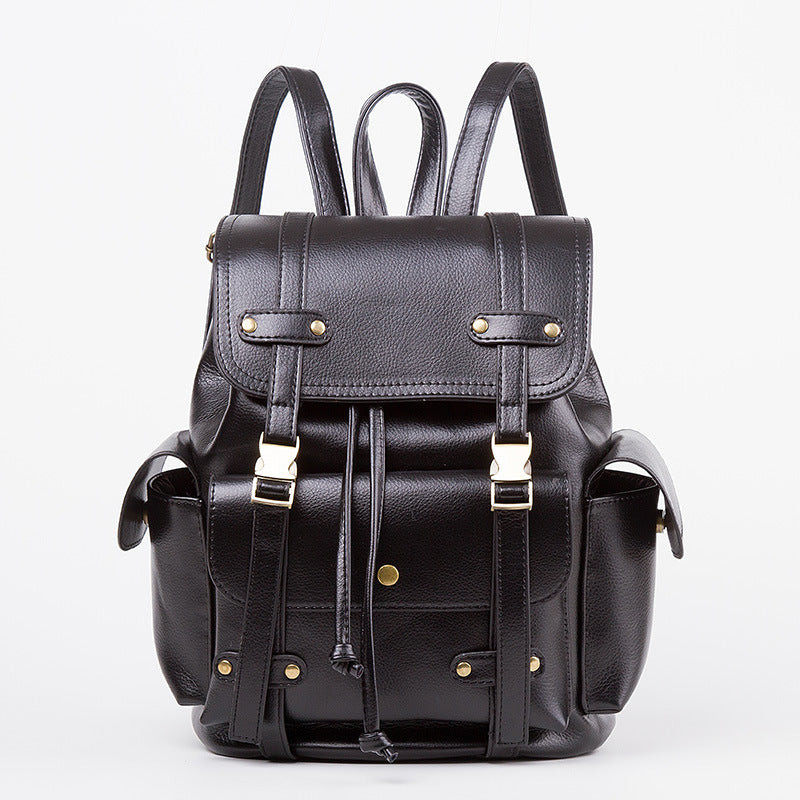 Vintage Damenrucksack aus PU
