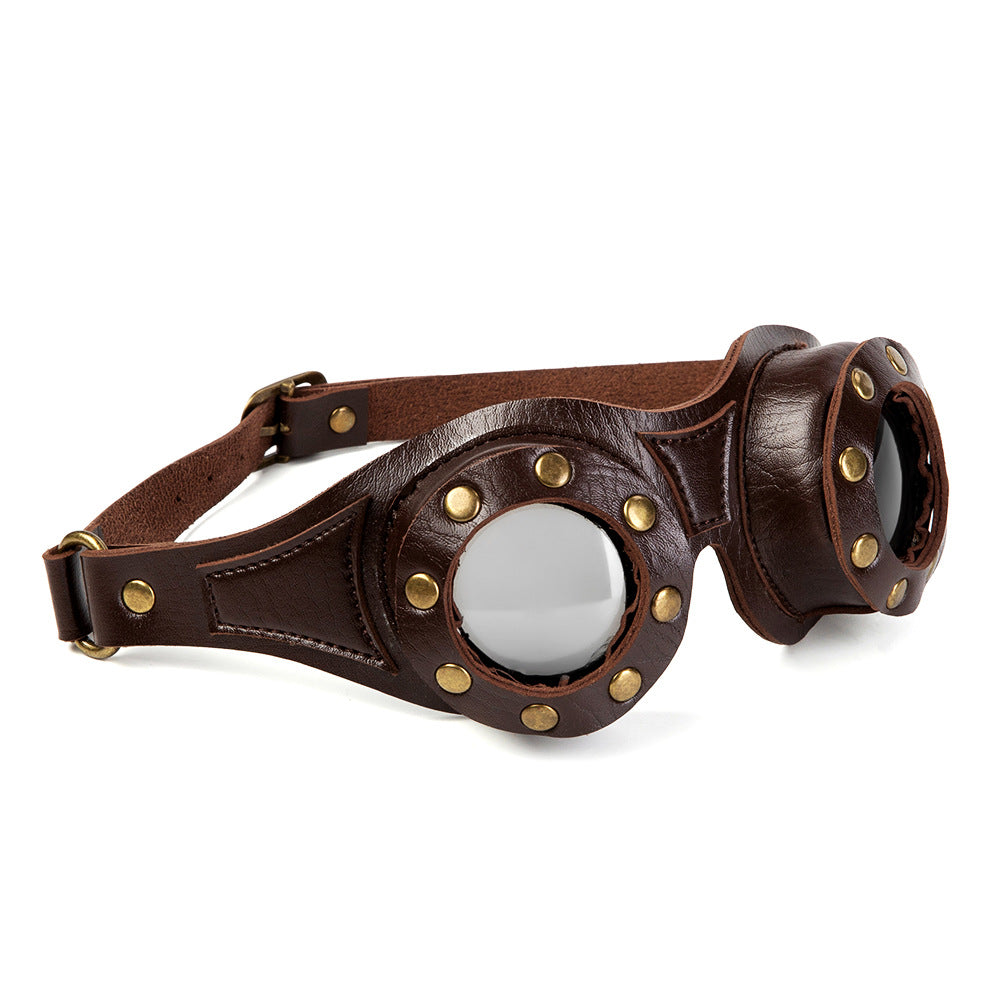 Steampunk-PU-Brille