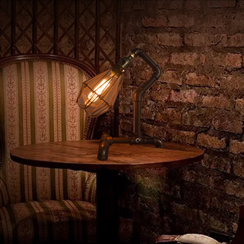 Steampunk-Schreibtischlampe