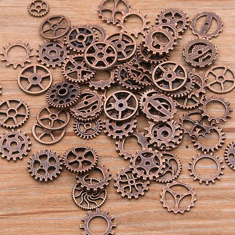 Steampunk-Zahnräder