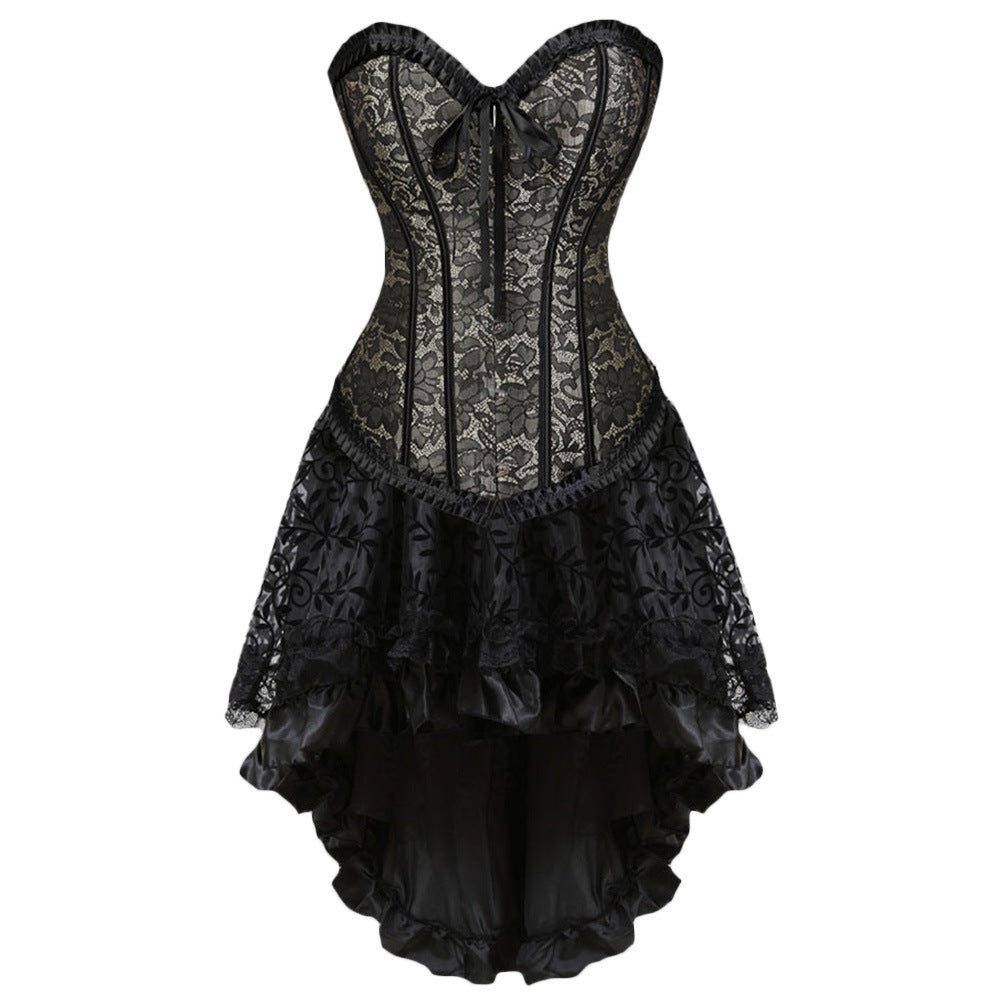Gothic-Korsett- und Rockset
