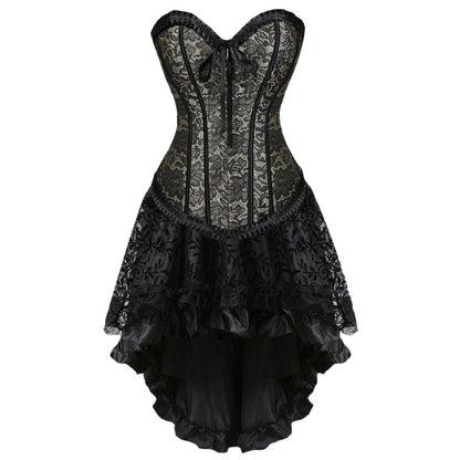 Gothic-Korsett- und Rockset