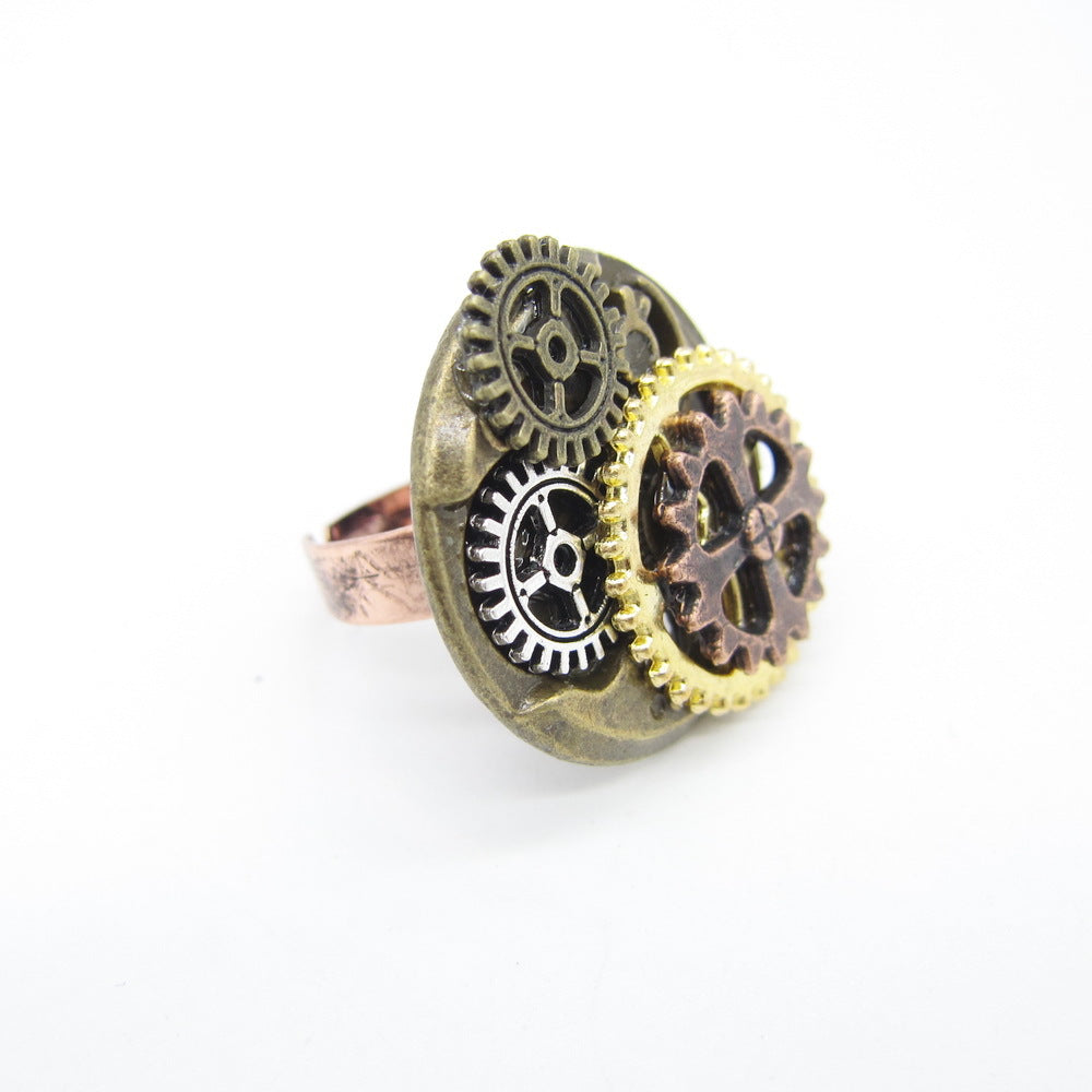 Steampunk-Zahnradring