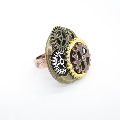 Steampunk-Zahnradring