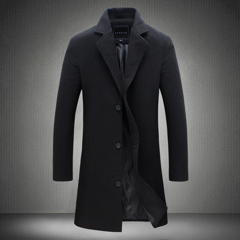 Langer Herren-Peacoat