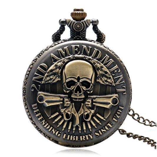 Totenkopf-Taschenuhr