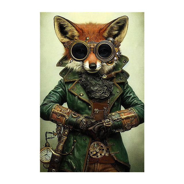 Steampunk-Gemälde
