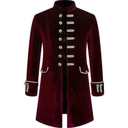 Lange Gothic-Steampunk-Jacke
