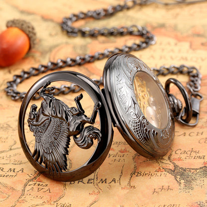 Pegasus Taschenuhr