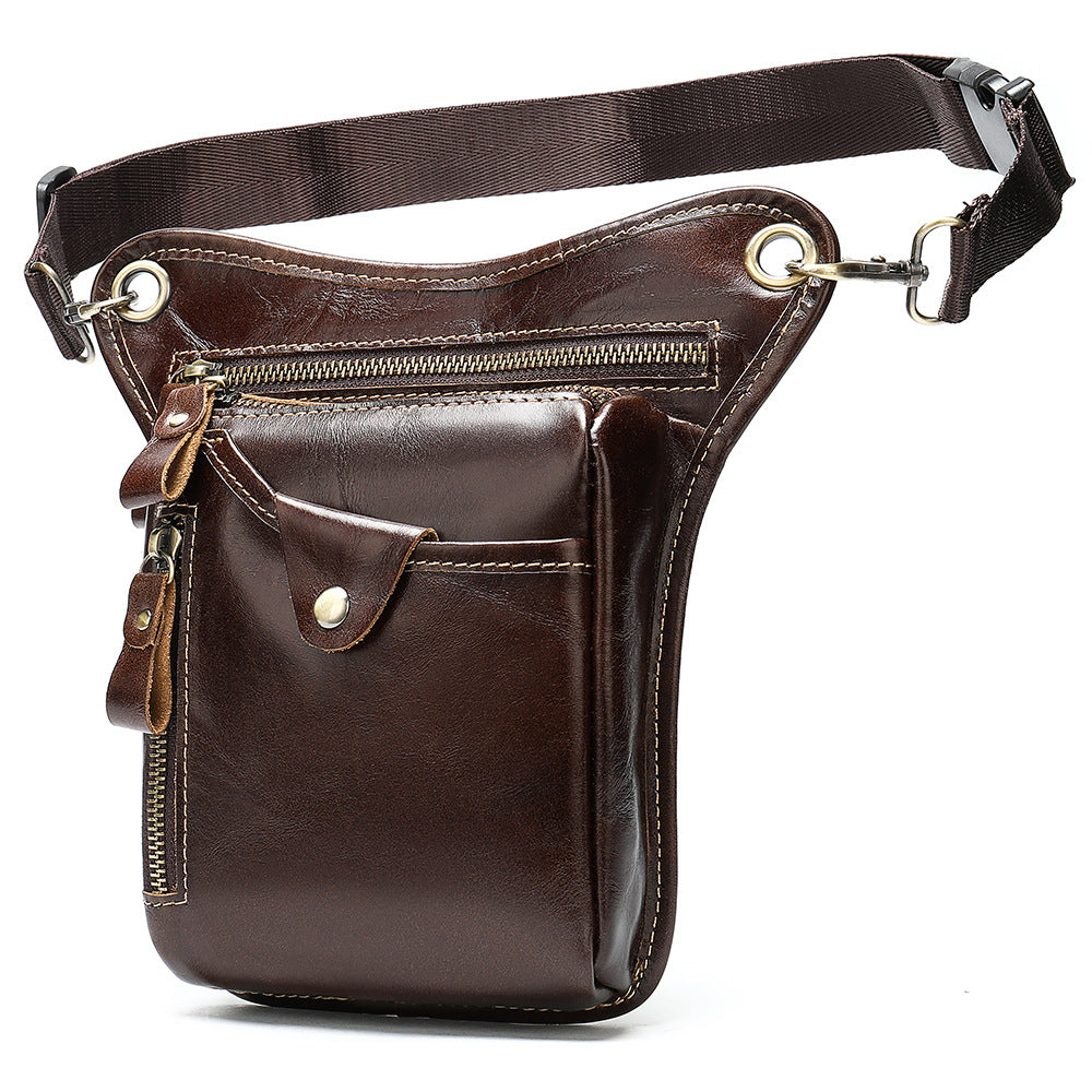 Vintage Leder-Herrenschultertasche