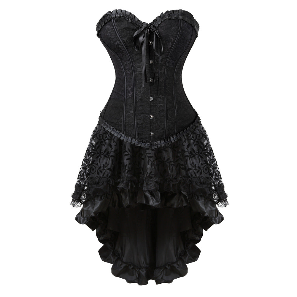Gothic-Korsett- und Rockset