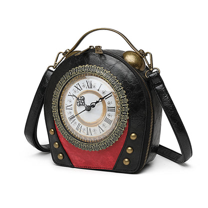 Steampunk-Uhr-Handtasche