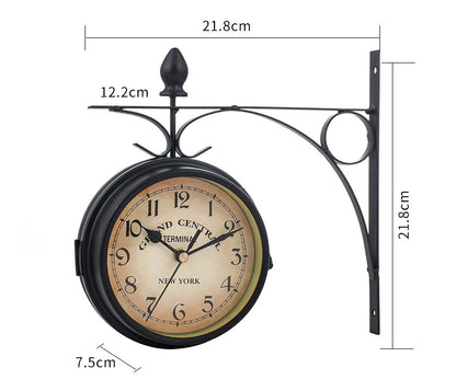 Steampunk-Retro-Uhrstation