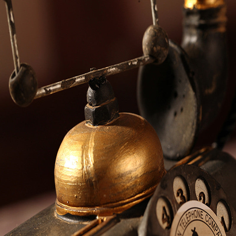 Vintage-Dekor-Telefon