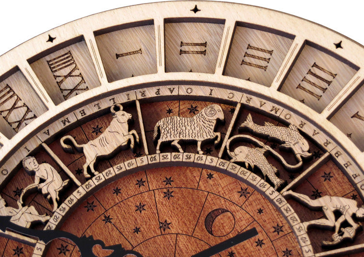 Steampunk-Uhr Astrologisches Zeichen