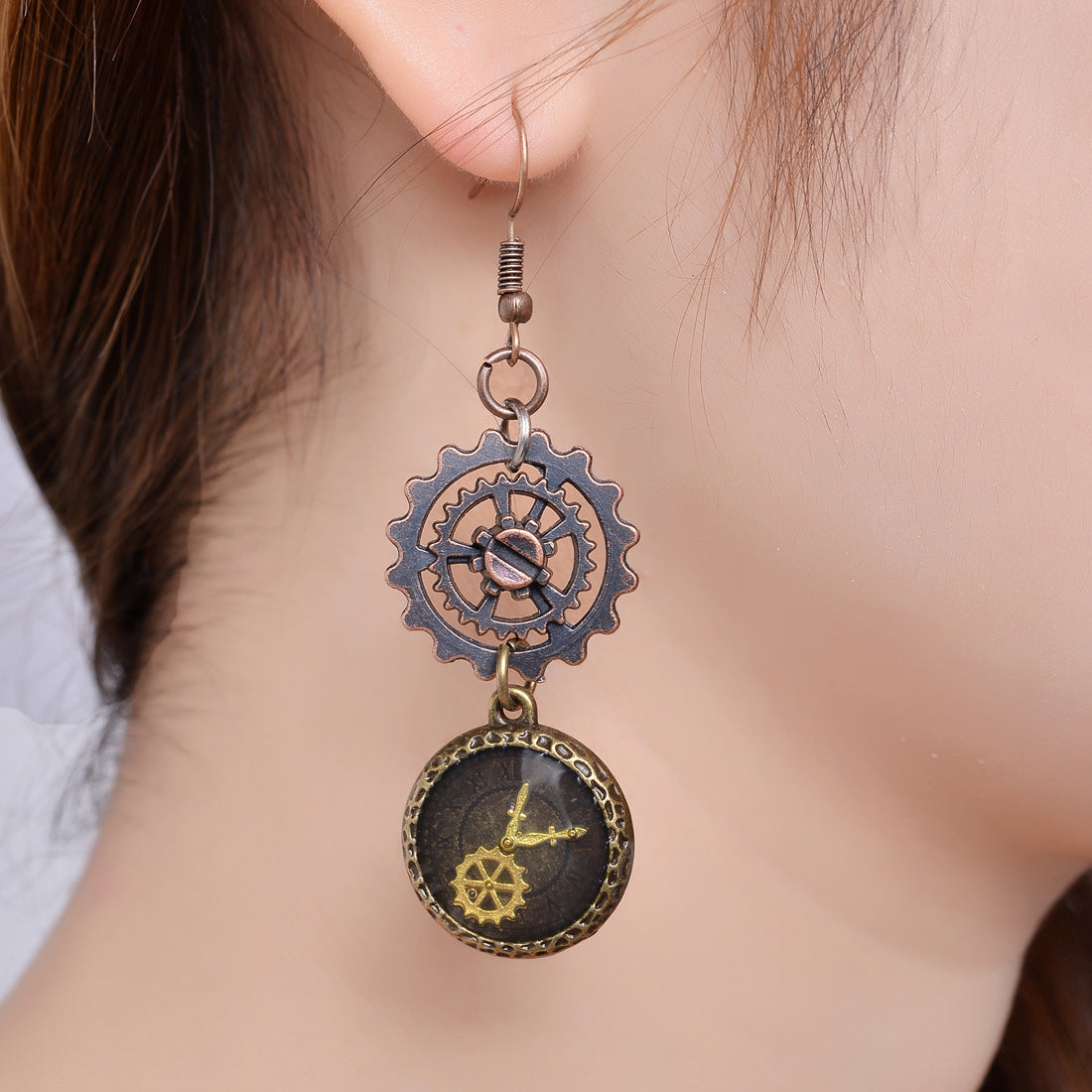 Steampunk-Ohrringe Anhänger