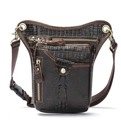 Vintage Leder-Herrenschultertasche