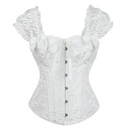 Viktorianisches weißes Bustier