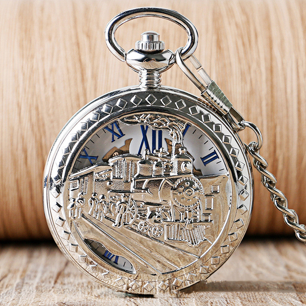 Taschenuhr im Zugdesign