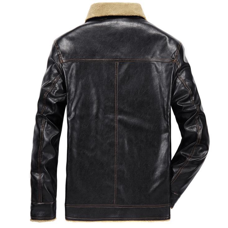 Herren-Fliegerjacke mit Pelzkragen