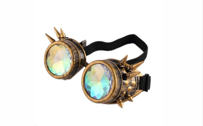 Steampunk-Kaleidoskopbrille