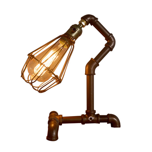 Steampunk-Schreibtischlampe