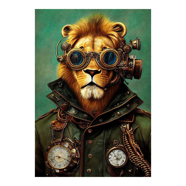 Steampunk-Gemälde