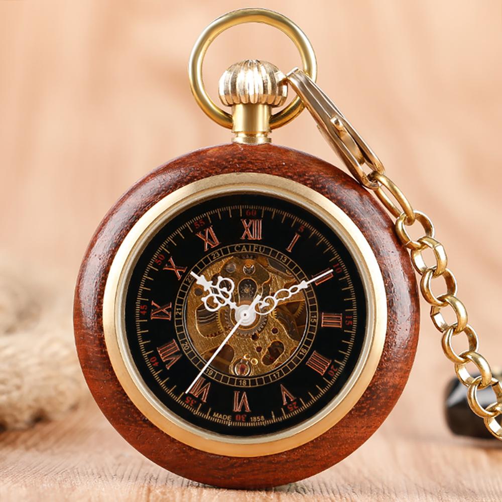 Taschenuhr aus Holz